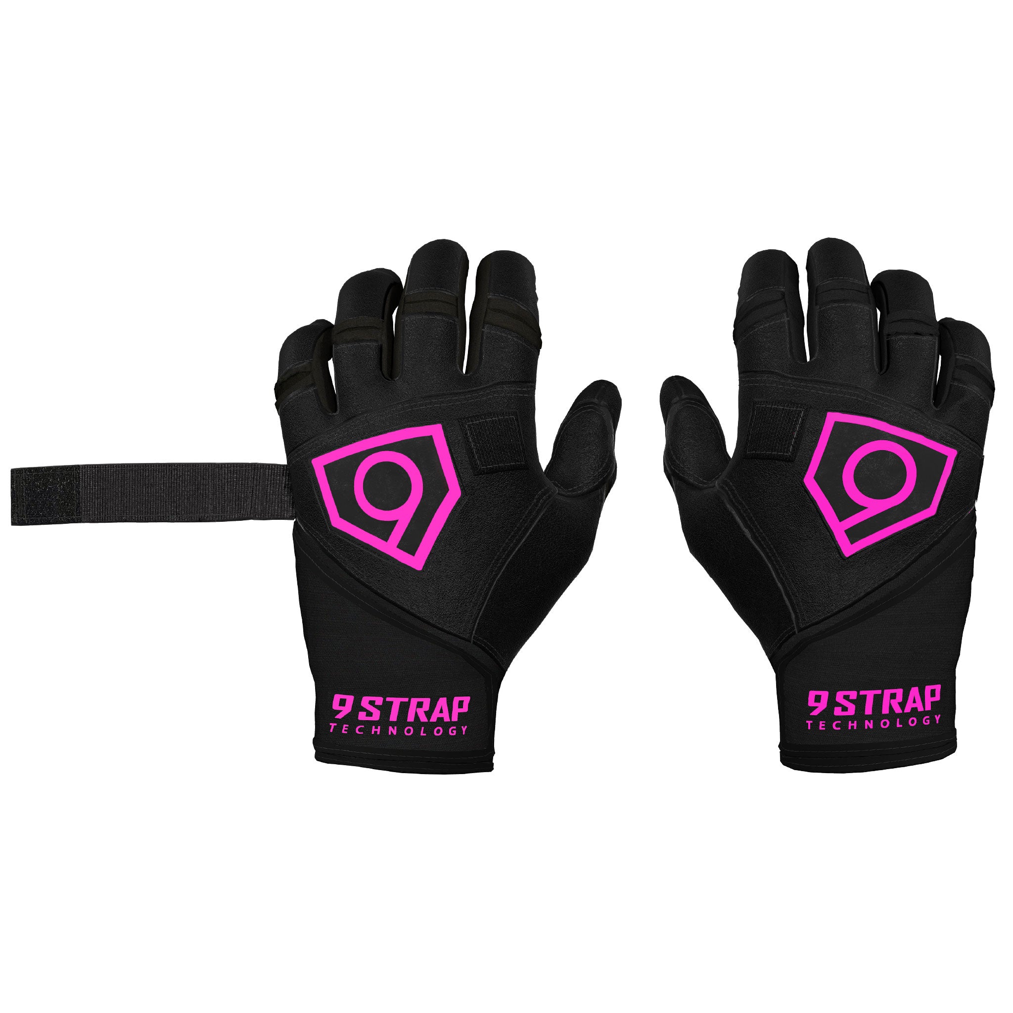 Integrated Gloves: Left-Handed Batter – 9 STRAP TECHNOLOGY