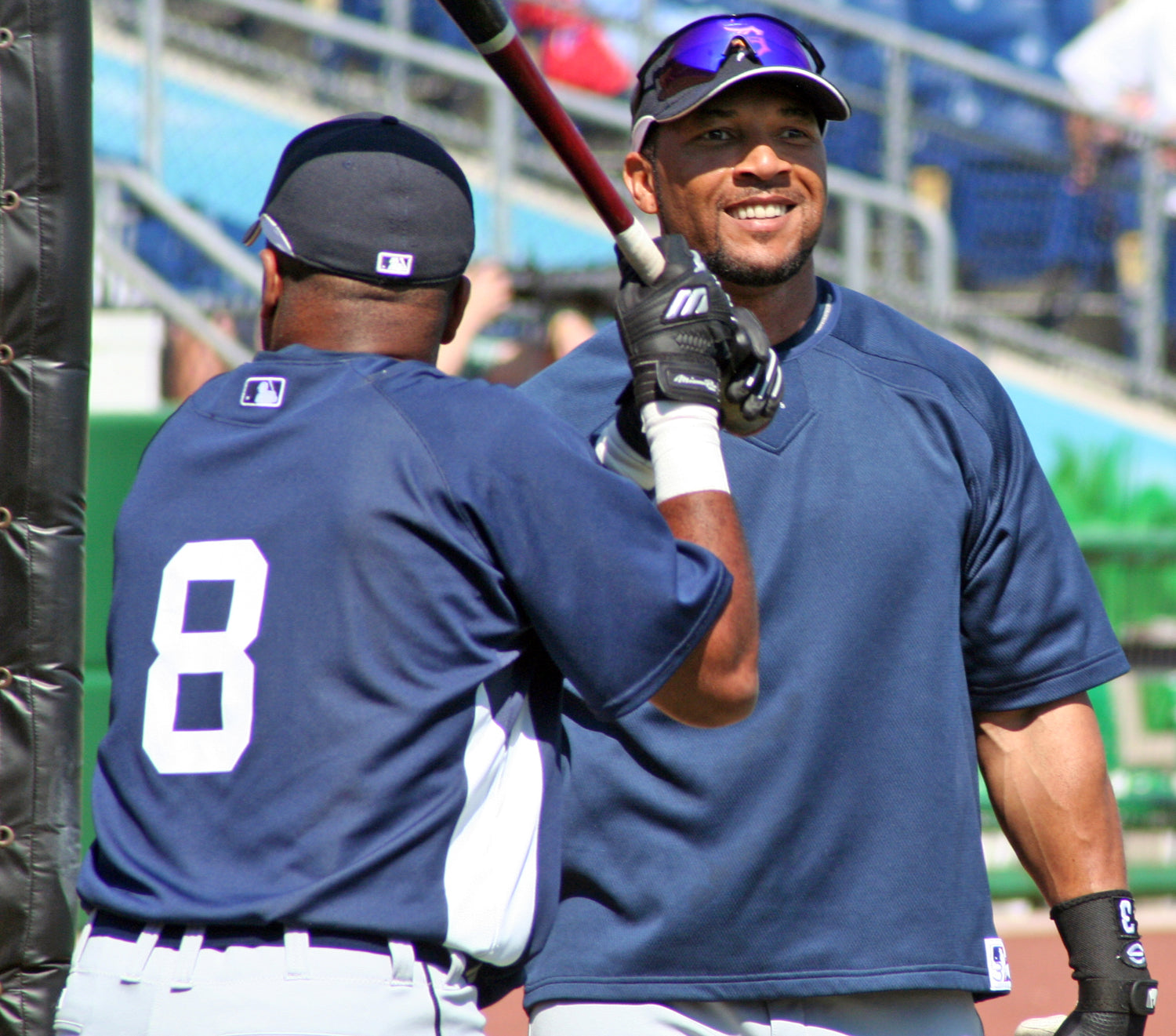 Gary Sheffield in batting practice